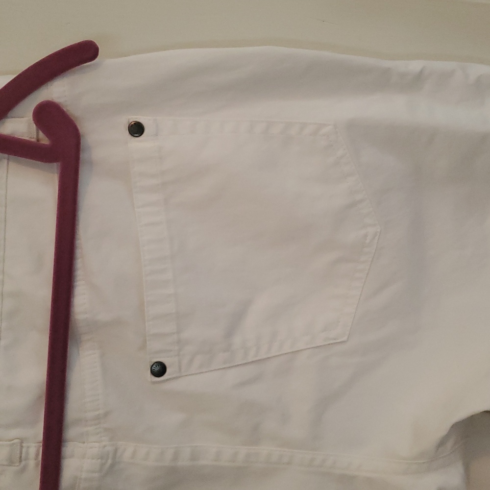 John Varvatos Men's Motor City Pants Ebia White Pants - Picture 8 of 11